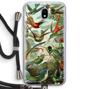 CaseCompany Haeckel Trochilidae: Samsung Galaxy J5 (2017) Transparant Hoesje met koord