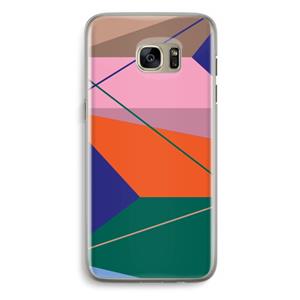 CaseCompany Gestalte 1: Samsung Galaxy S7 Edge Transparant Hoesje