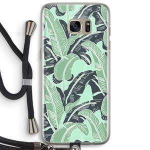 CaseCompany This Sh*t Is Bananas: Samsung Galaxy S7 Edge Transparant Hoesje met koord