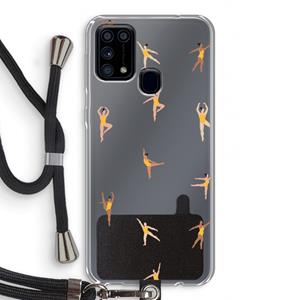 CaseCompany Dans #2: Samsung Galaxy M31 Transparant Hoesje met koord