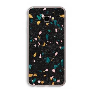 CaseCompany Terrazzo N°10: Samsung Galaxy J4 Plus Transparant Hoesje