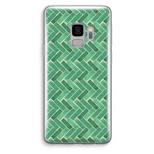 CaseCompany Moroccan tiles 2: Samsung Galaxy S9 Transparant Hoesje