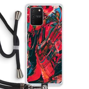 CaseCompany Endless Descent: Samsung Galaxy S10 Lite Transparant Hoesje met koord