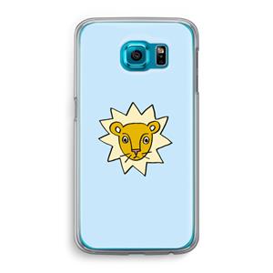 CaseCompany Kleine leeuw: Samsung Galaxy S6 Transparant Hoesje