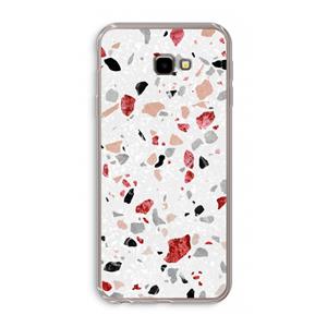 CaseCompany Terrazzo N°12: Samsung Galaxy J4 Plus Transparant Hoesje