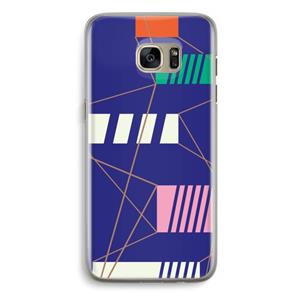 CaseCompany Gestalte 5: Samsung Galaxy S7 Edge Transparant Hoesje