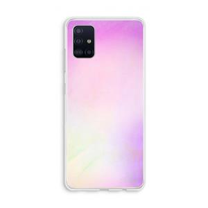 CaseCompany Flow mist pastel: Galaxy A51 4G Transparant Hoesje