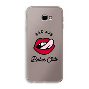 CaseCompany Badass Babes Club: Samsung Galaxy J4 Plus Transparant Hoesje