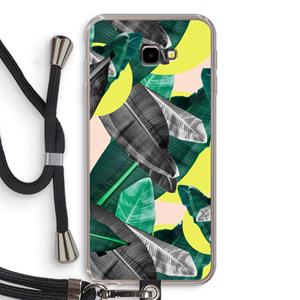 CaseCompany Fantasie jungle: Samsung Galaxy J4 Plus Transparant Hoesje met koord