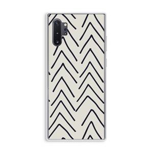 CaseCompany Marrakech Arrows: Samsung Galaxy Note 10 Plus Transparant Hoesje