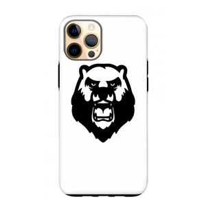 CaseCompany Angry Bear (white): iPhone 12 Pro Max Tough Case