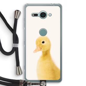 CaseCompany Duke: Sony Xperia XZ2 Compact Transparant Hoesje met koord