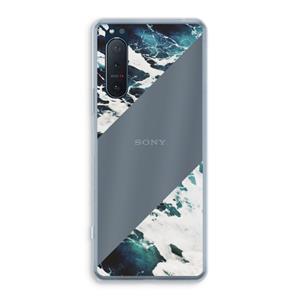 CaseCompany Golven: Sony Xperia 5 II Transparant Hoesje