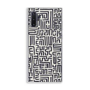 CaseCompany Moroccan Print: Samsung Galaxy Note 10 Plus Transparant Hoesje