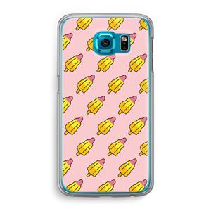 CaseCompany Waterijsjes: Samsung Galaxy S6 Transparant Hoesje