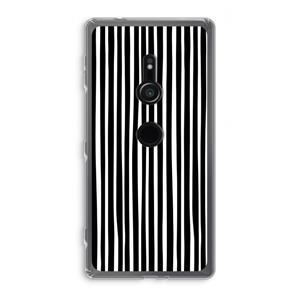 CaseCompany Stripes: Sony Xperia XZ2 Transparant Hoesje