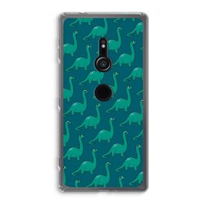 CaseCompany Diplodocus: Sony Xperia XZ2 Transparant Hoesje