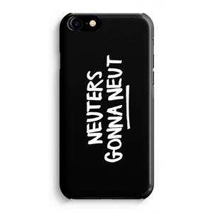 CaseCompany Neuters (zwart): iPhone 8 Volledig Geprint Hoesje