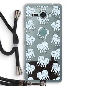 CaseCompany Octopussen: Sony Xperia XZ2 Compact Transparant Hoesje met koord