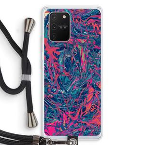 CaseCompany Sleeping Dreams: Samsung Galaxy S10 Lite Transparant Hoesje met koord