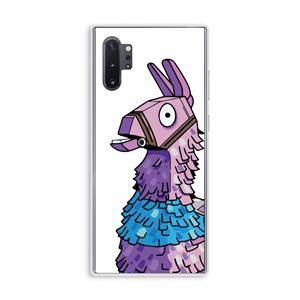 CaseCompany Lama: Samsung Galaxy Note 10 Plus Transparant Hoesje