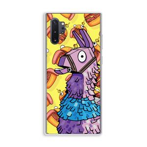 CaseCompany Loot Burger: Samsung Galaxy Note 10 Plus Transparant Hoesje