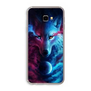 CaseCompany Where Light And Dark Meet: Samsung Galaxy J4 Plus Transparant Hoesje