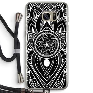 CaseCompany It's Complicated: Samsung Galaxy S7 Edge Transparant Hoesje met koord