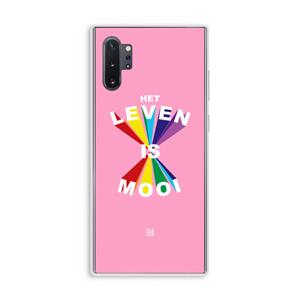 CaseCompany Het Leven Is Mooi: Samsung Galaxy Note 10 Plus Transparant Hoesje