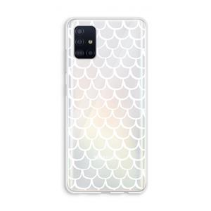 CaseCompany Dakpannetjes: Galaxy A51 4G Transparant Hoesje