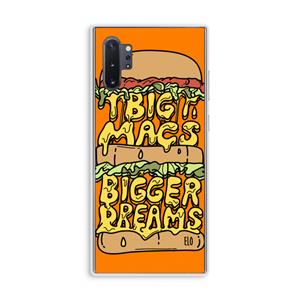 CaseCompany Big Macs Bigger Dreams: Samsung Galaxy Note 10 Plus Transparant Hoesje