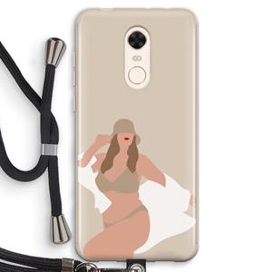 CaseCompany One of a kind: Xiaomi Redmi 5 Transparant Hoesje met koord