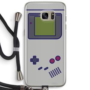 CaseCompany Game On: Samsung Galaxy S7 Edge Transparant Hoesje met koord