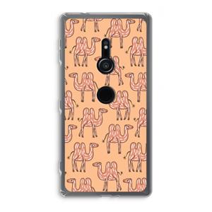 CaseCompany Kameel: Sony Xperia XZ2 Transparant Hoesje
