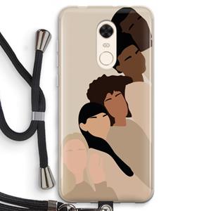 CaseCompany Sweet creatures: Xiaomi Redmi 5 Transparant Hoesje met koord