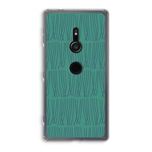 CaseCompany Swirls: Sony Xperia XZ2 Transparant Hoesje