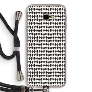 CaseCompany Crazy shapes: Samsung Galaxy J4 Plus Transparant Hoesje met koord