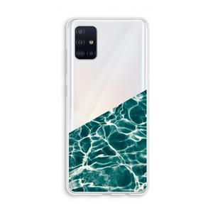 CaseCompany Weerkaatsing water: Galaxy A51 4G Transparant Hoesje