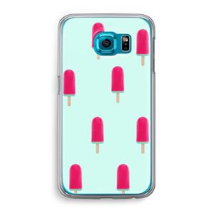 CaseCompany Waterijsje: Samsung Galaxy S6 Transparant Hoesje