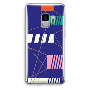 CaseCompany Gestalte 5: Samsung Galaxy S9 Transparant Hoesje