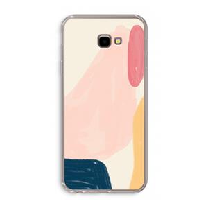 CaseCompany Saturday Flow: Samsung Galaxy J4 Plus Transparant Hoesje