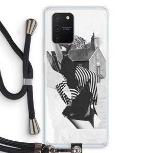 CaseCompany House: Samsung Galaxy S10 Lite Transparant Hoesje met koord