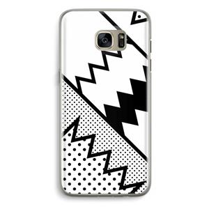 CaseCompany Pop Art #5: Samsung Galaxy S7 Edge Transparant Hoesje
