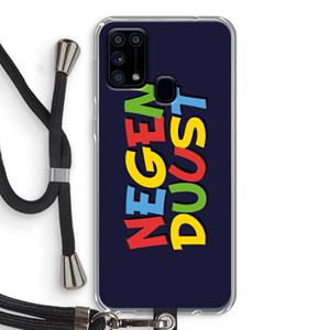 CaseCompany 90's One: Samsung Galaxy M31 Transparant Hoesje met koord
