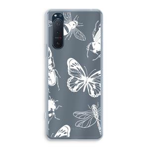 CaseCompany Tiny Bugs: Sony Xperia 5 II Transparant Hoesje
