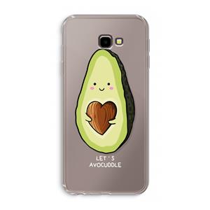 CaseCompany Avocuddle: Samsung Galaxy J4 Plus Transparant Hoesje