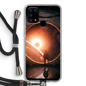 CaseCompany Ephemeral: Samsung Galaxy M31 Transparant Hoesje met koord