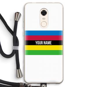 CaseCompany WK Wielrennen: Xiaomi Redmi 5 Transparant Hoesje met koord