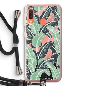 CaseCompany This Sh*t Is Bananas: Samsung Galaxy A20e Transparant Hoesje met koord