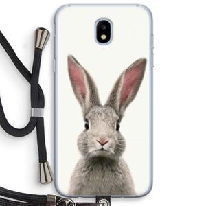 CaseCompany Daisy: Samsung Galaxy J5 (2017) Transparant Hoesje met koord